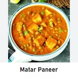 1 Plate Matar Paneer